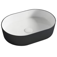 Quay 500mm Ceramic Above Counter Basin